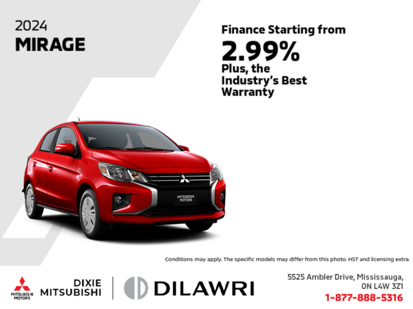 Get the 2024 Mitsubishi Mirage