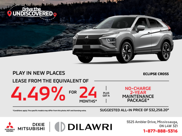 Get the 2026 Mitsubishi Eclipse Cross