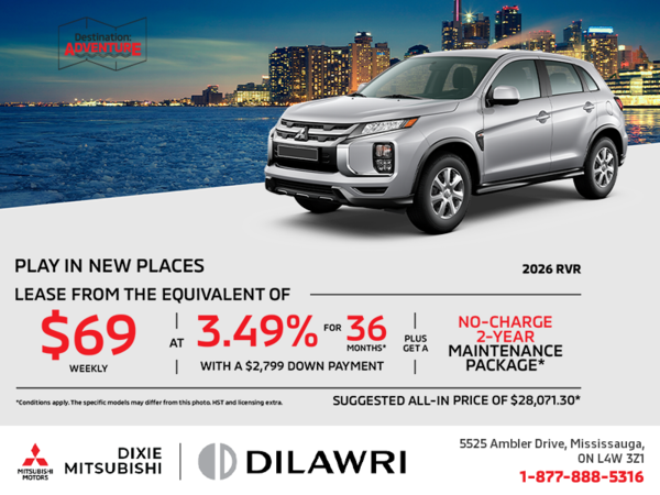 Get the 2026 Mitsubishi RVR