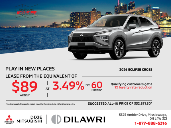 Get the 2026 Mitsubishi Eclipse Cross