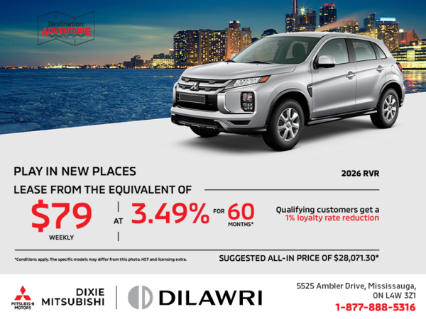 Get the 2026 Mitsubishi RVR