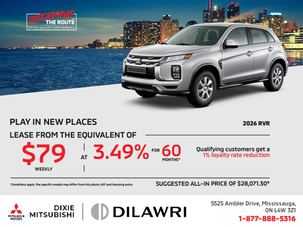 Get the 2026 Mitsubishi RVR