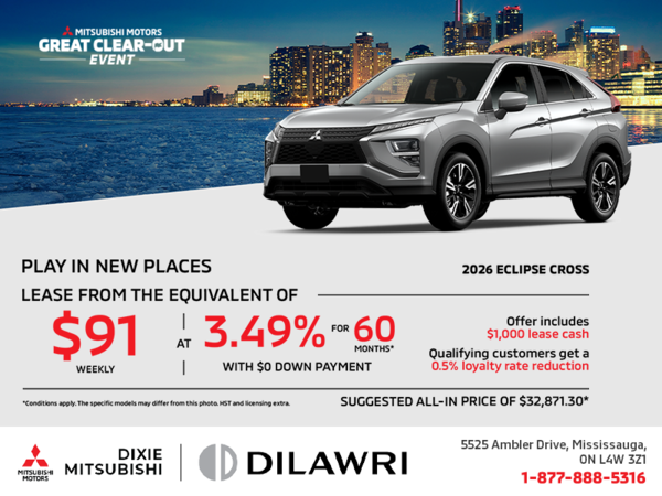 2026 Mitsubishi Eclipse Cross
