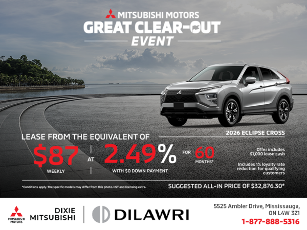 2026 Mitsubishi Eclipse Cross