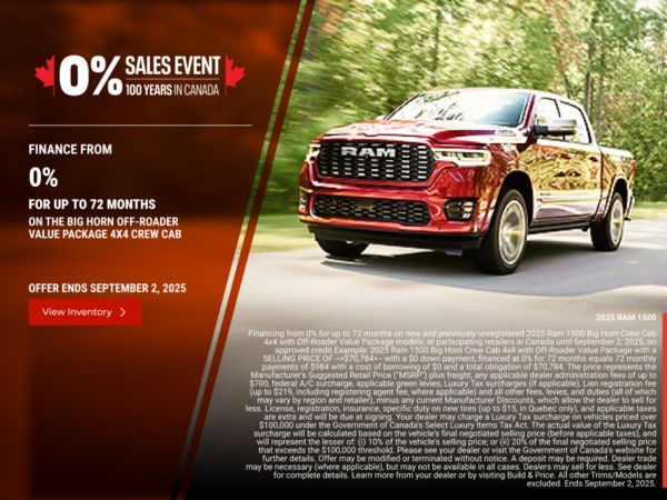 Get the 2025 RAM 1500