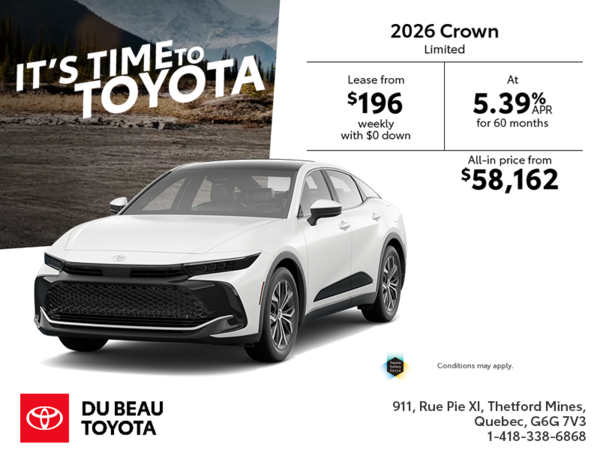 2026 Toyota Crown Limited