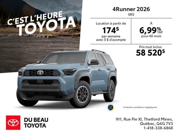 Toyota 4Runner 2026
