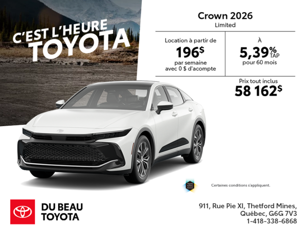 Toyota Crown Limited  2026