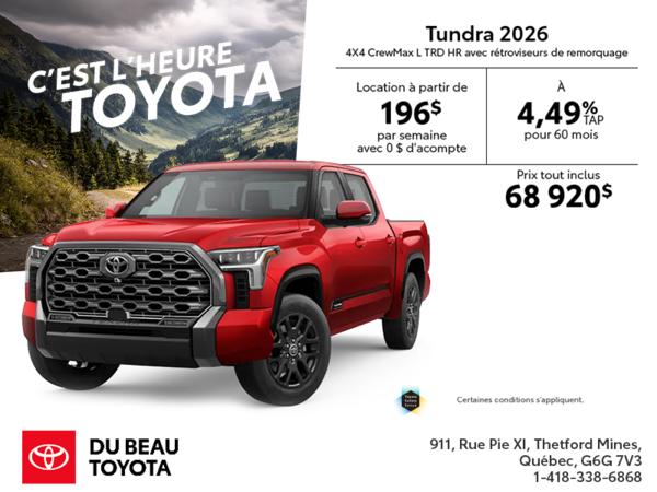 Toyota Tundra 2026
