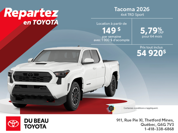 Toyota Tacoma 2026