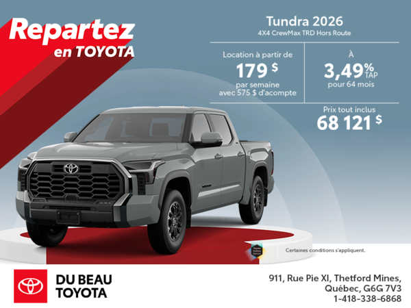 Toyota Tundra 2026