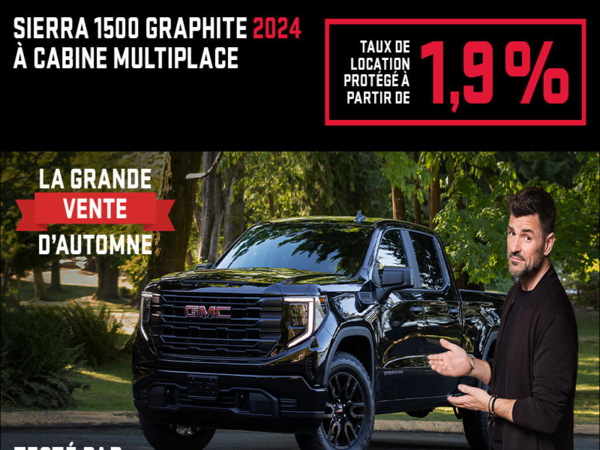 Le GMC Sierra 1500 Graphite 2024