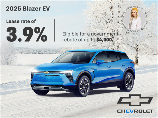 Get the 2025 Chevrolet Blazer EV