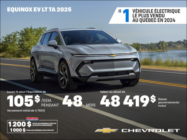Procurez-vous le Chevrolet Equinox EV 2025
