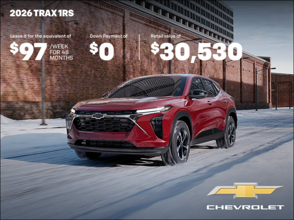 Get the 2026 Chevrolet Trax