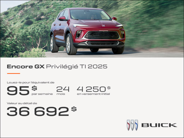 Procurez-vous le Buick Encore GX 2025