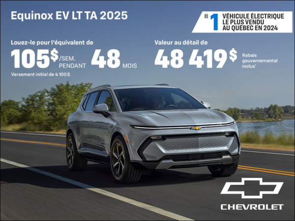 Procurez-vous le Chevrolet Equinox EV 2025