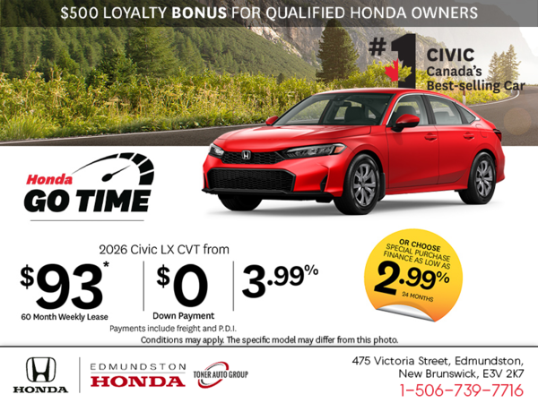 Get the 2026 Honda Civic!