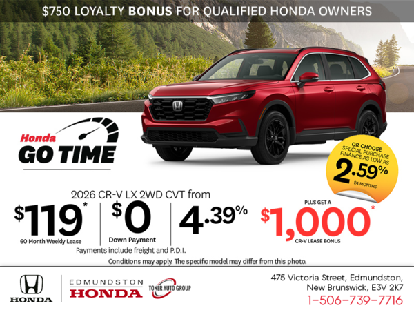 Get the 2026 Honda CR-V!