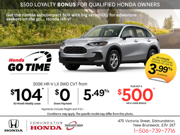 Get the 2026 Honda HR-V!
