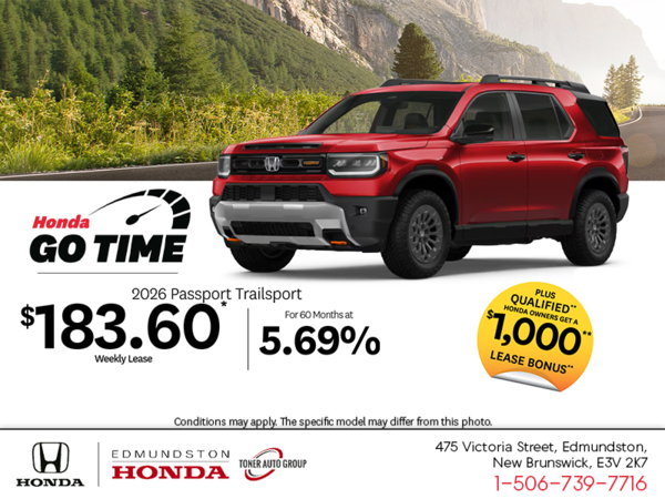 Get the 2026 Honda Passport!