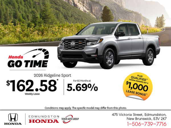Get the 2026 Honda Ridgeline!