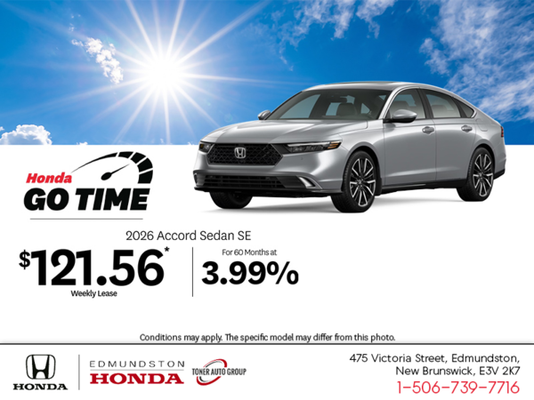 Get the 2026 Honda Accord!