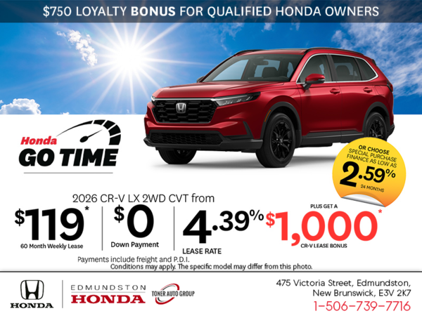 Get the 2026 Honda CR-V!