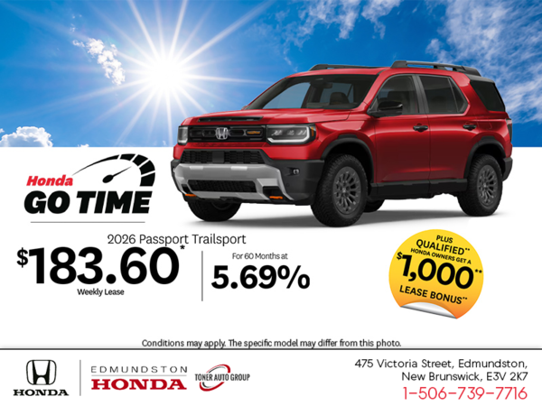 Get the 2026 Honda Passport!