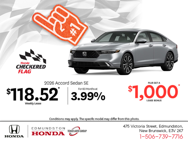Get the 2026 Honda Accord!