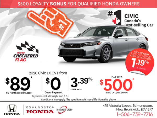 Get the 2026 Honda Civic!