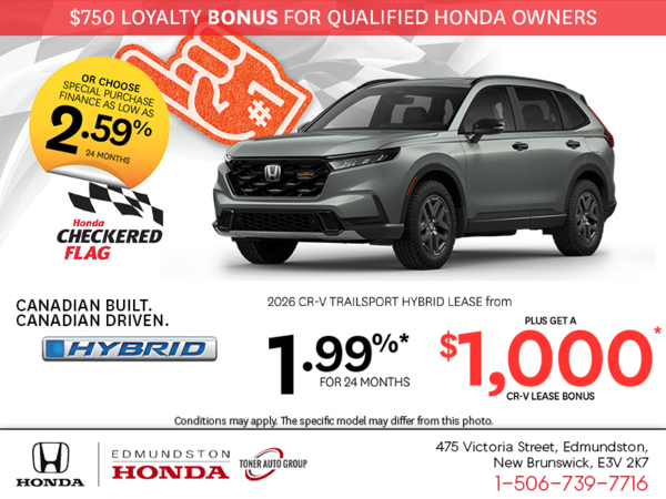 Get the 2026 Honda CR-V Hybrid!