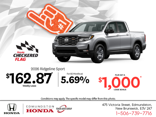 Get the 2026 Honda Ridgeline!