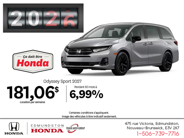 Honda Odyssey 2027