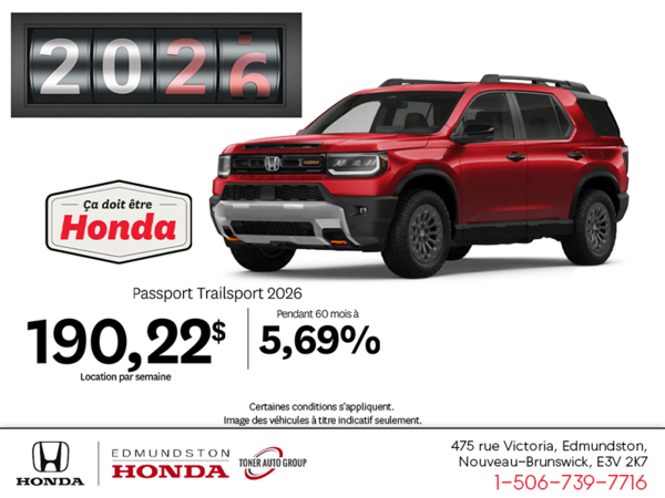 Honda Passport 2026