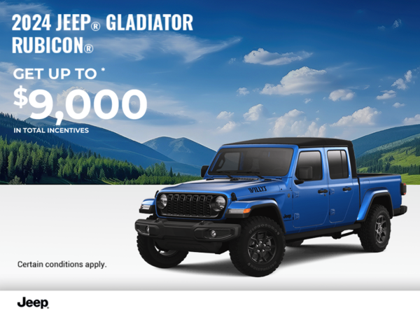 Get the 2024 Jeep Gladiator!