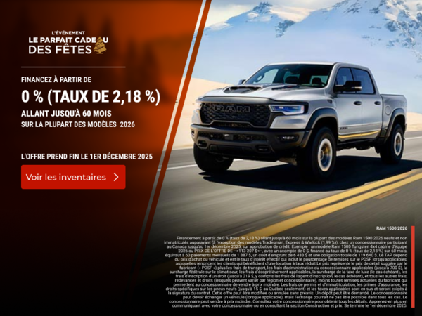 L'événement mensuel RAM