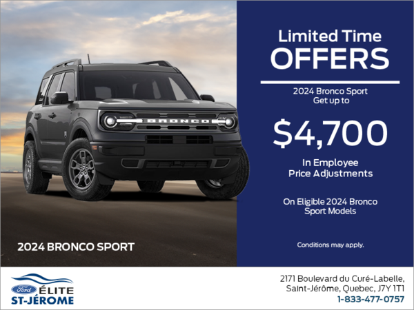 2024 Ford Bronco Sport!