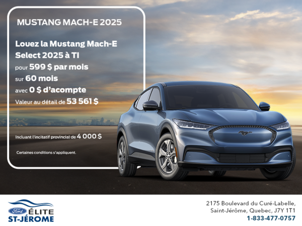 Ford Mustang Mach-E 2025