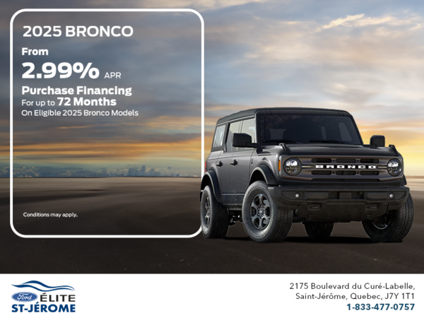 2025 Ford Bronco