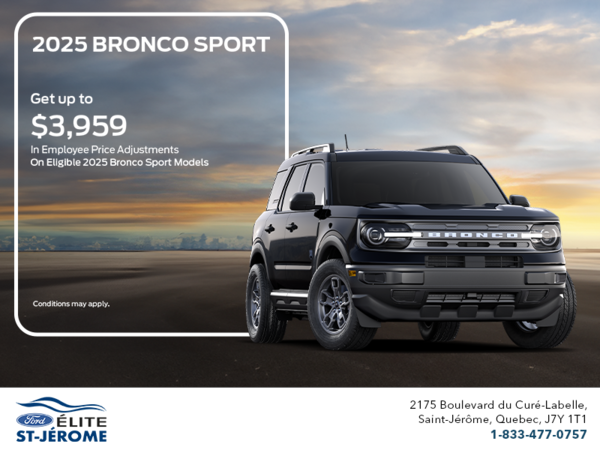 2025 Ford Bronco Sport