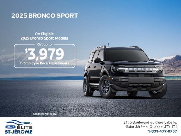 2025 Ford Bronco Sport