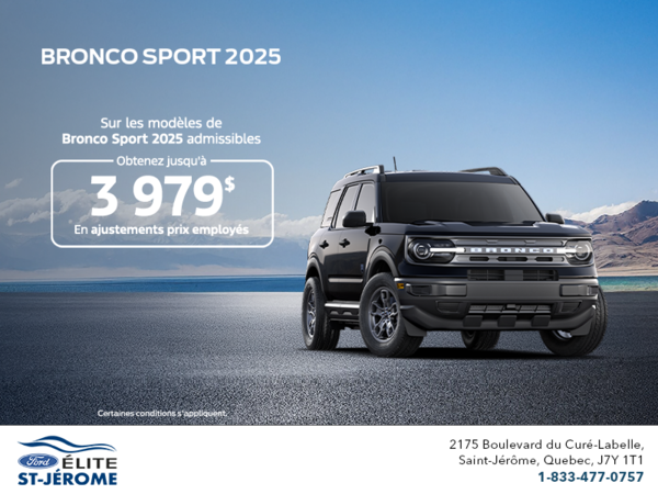 Ford Bronco Sport 2025