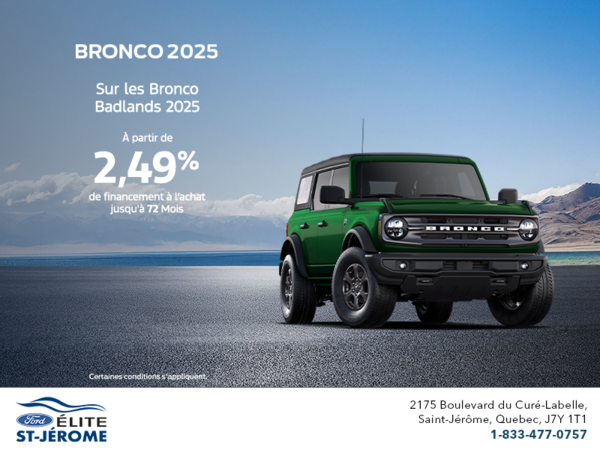 Ford Bronco 2025
