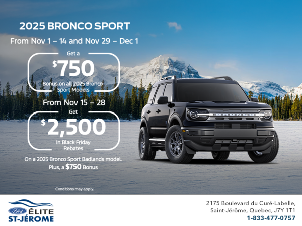 2025 Ford Bronco Sport