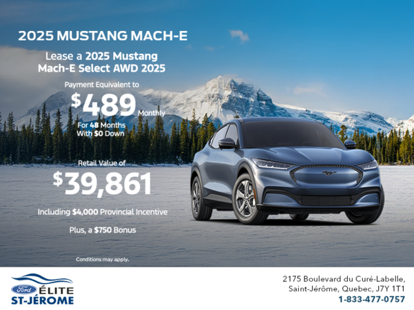 2025 Ford Mustang Mach-E