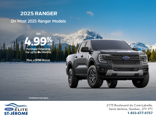 2025 Ford Ranger