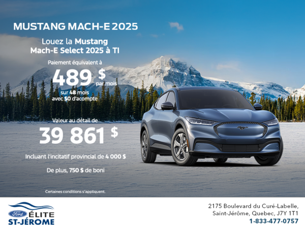 Ford Mustang Mach-E 2025