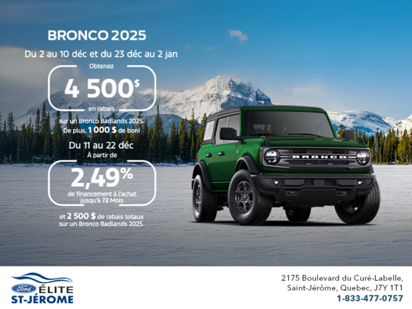 Ford Bronco 2025