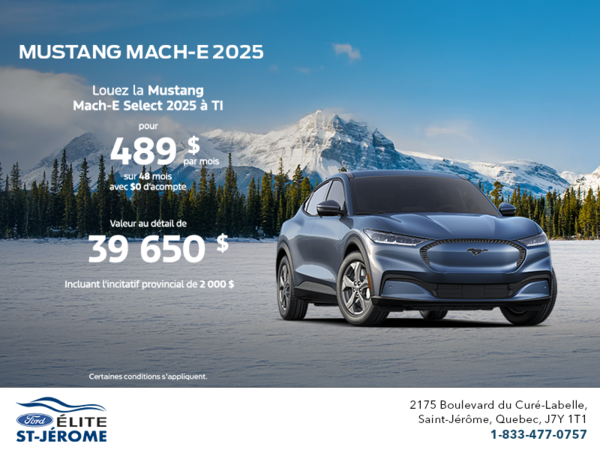 Ford Mustang Mach-E 2025